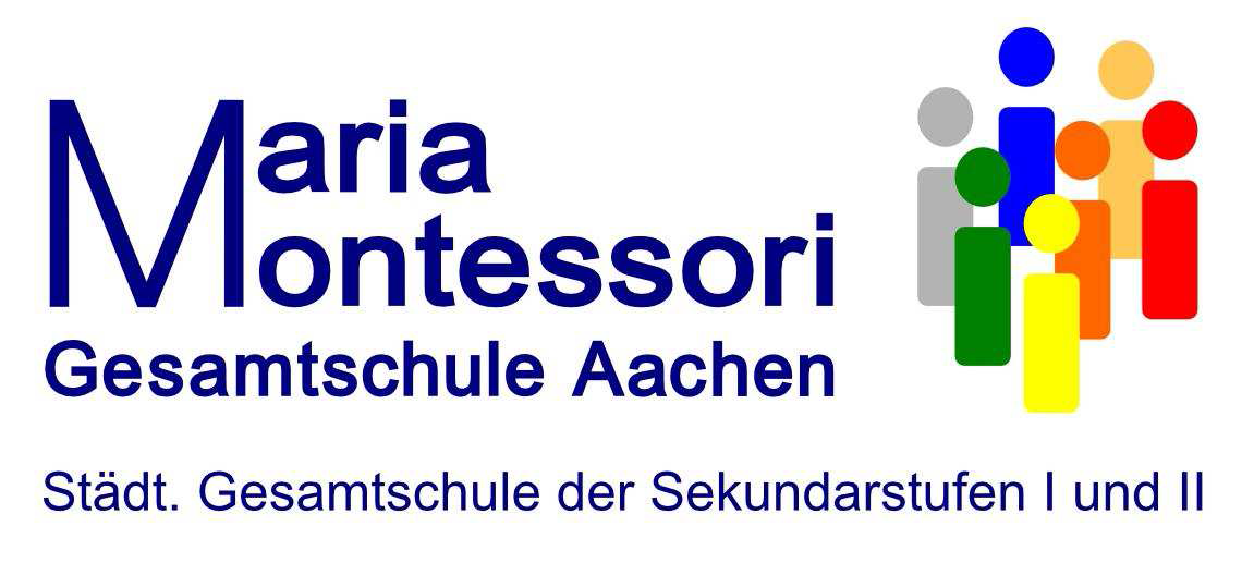 Logo der Schulbibliothek der Maria-Montessori-Gesamtschule