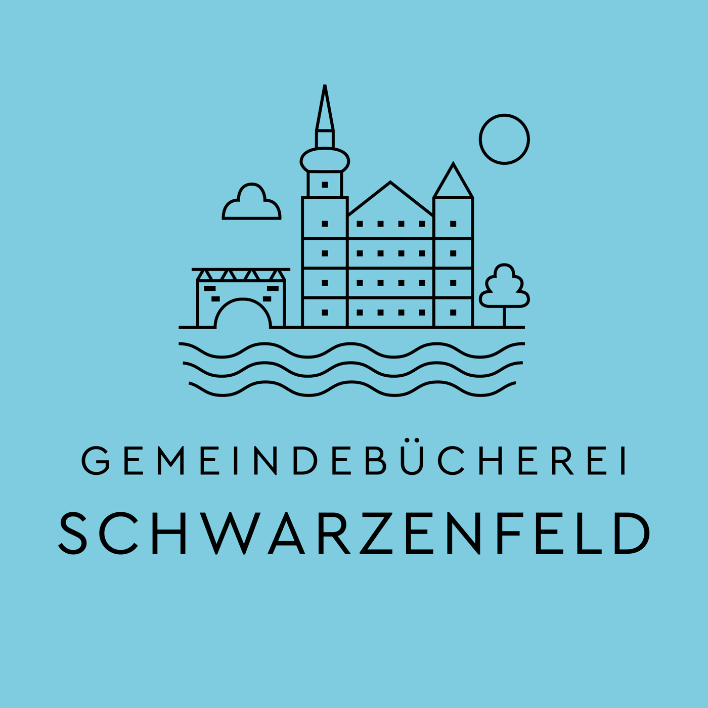 Logo der Gemeindebücherei Schwarzenfeld